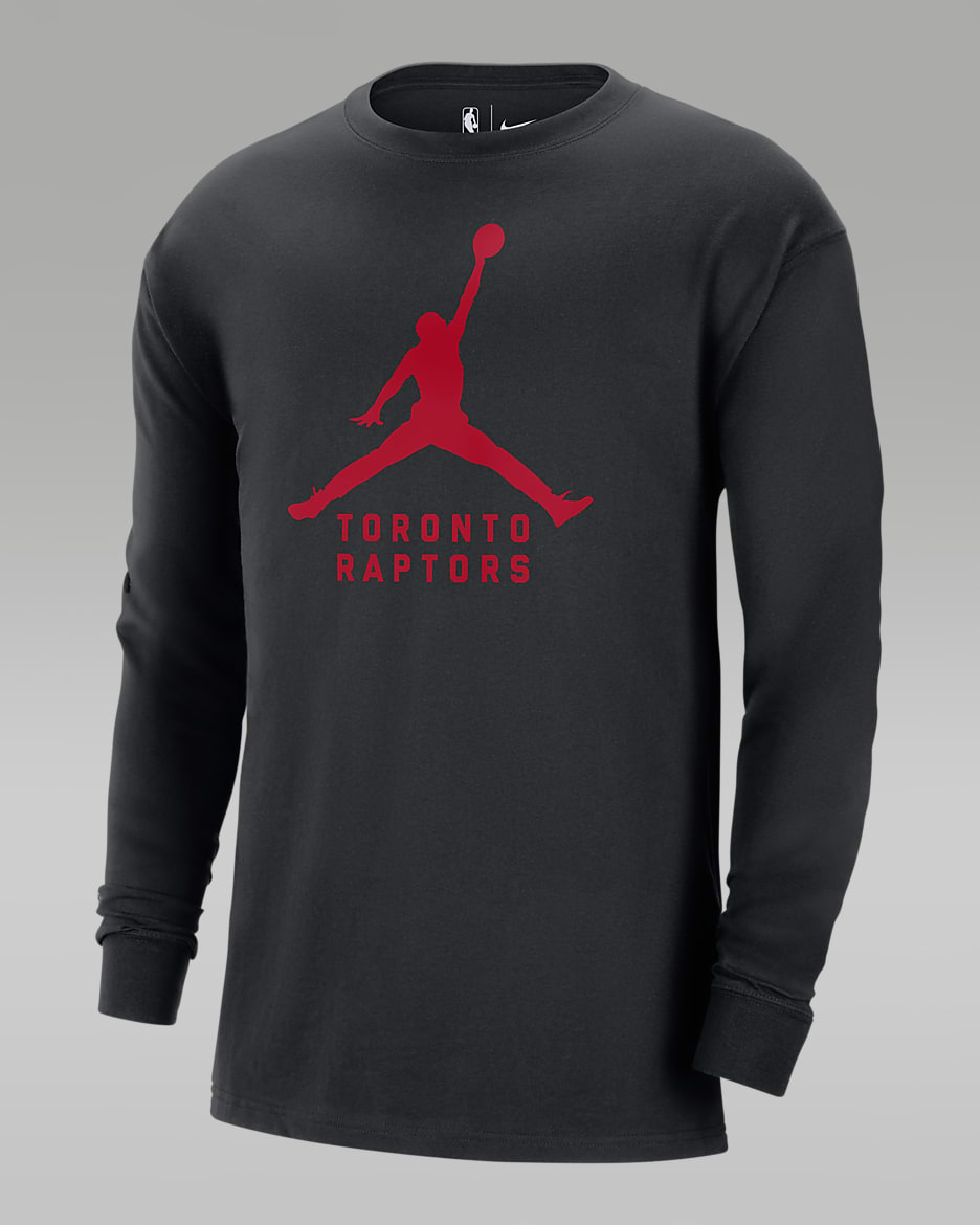 Toronto Raptors Essential Men s Jordan NBA Long Sleeve T Shirt